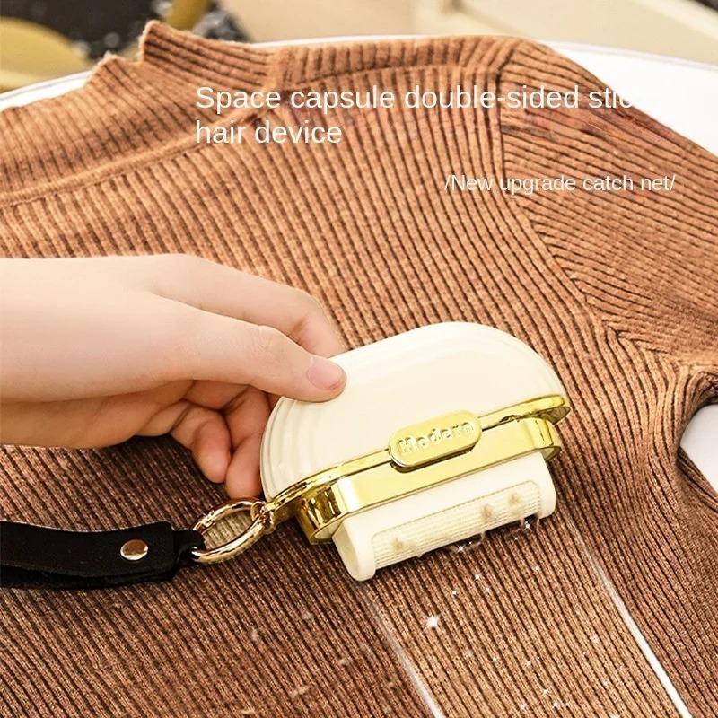 1 Pc Tearable Roll Paper Roller Dust Paper with Lid Mini Portable Clothing Bag Lint Roller Clothing Cleaning Cheap Hair Rollers