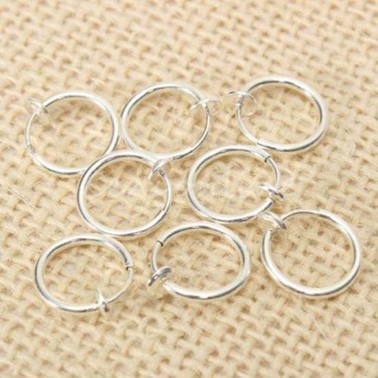 

8 штук без пірсингу підроблені весняні перегородки носа обруч губи вуха кільце кліпса на ювелірні вироби