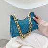 Crocodile Pattern Zipper Handbags Newest Fashion Texture Embossed Lacquer Shoulder Bag Simple And Small Square Bags For Women