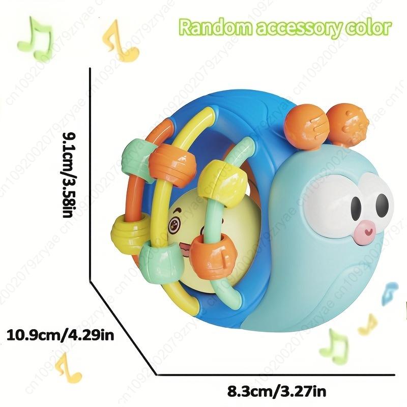 Cute And Interesting Hand-Held Baby Rattle,Early Education Plastic Ball,Birthday Gifts, Christmas, Newborn Souvenir Toy Ball