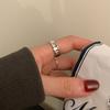 Pattern Fashionable Wave Copper Ring For Women With Adjustable Size For A Fit Customized