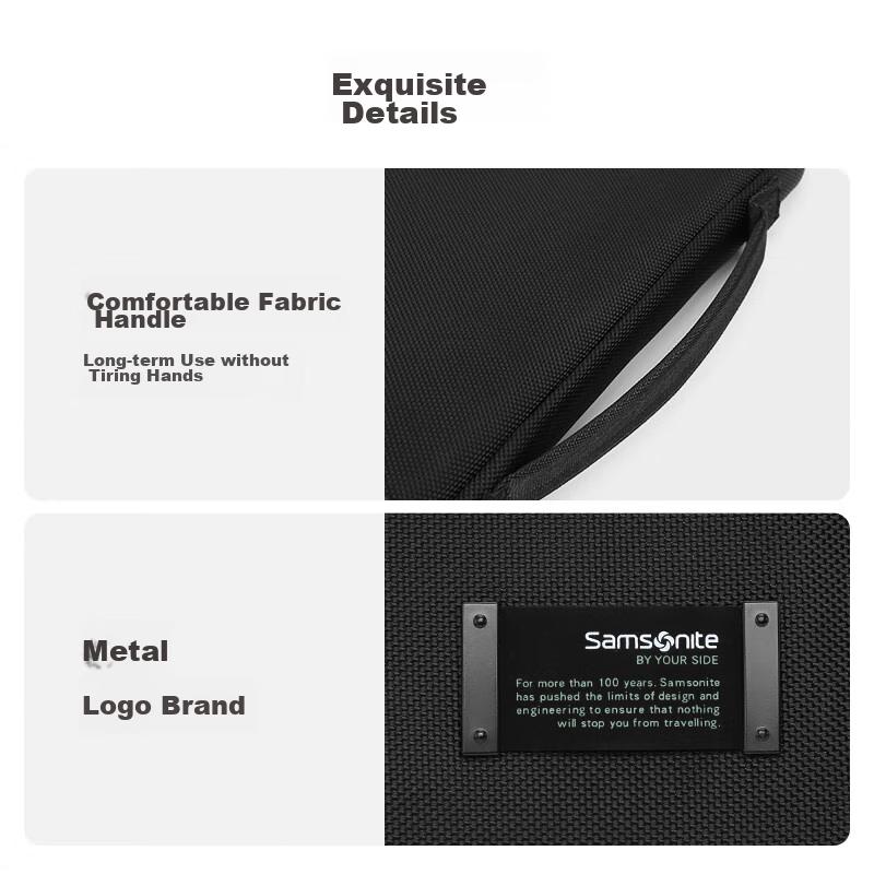 Samsonite Laptop Sleeve, 14.1-Inch Handbag, Lightweight Business Notebook, Macbook Air Airbag Protective Cover