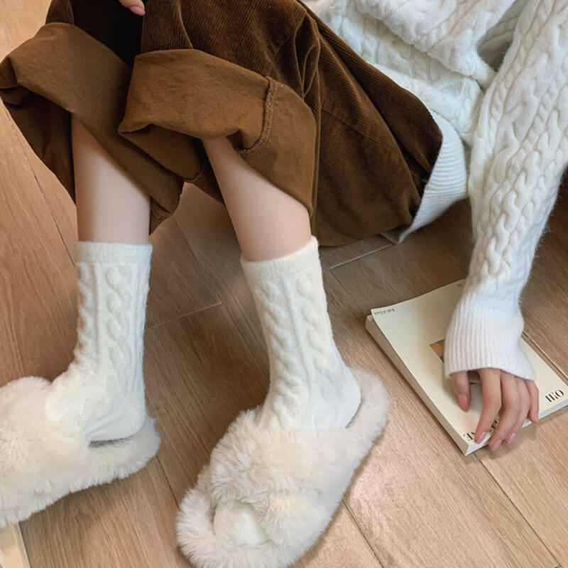 5 pairs of Belna twisted knit compression socks 5-piece set