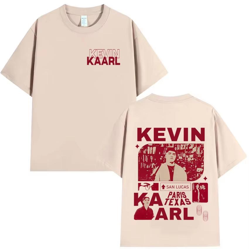Kevin Karl 2026 Spring summer new Fashion Graphic Casual Tshirt for Men and Women Print Pure Cotton Casual Shortsleeved top