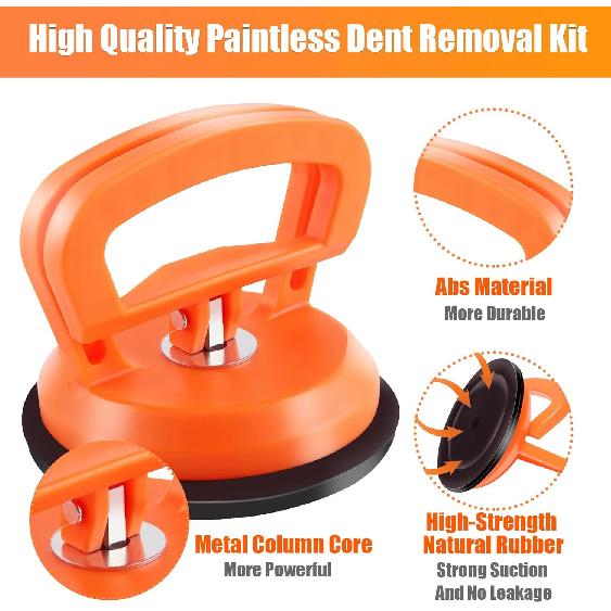 Dent Puller, 7 Pack Car Dent Puller Kit,Car Dent Remover Tool For Car,Paintless Dent Removal Kit,Hail Dent Removal Kit,Dent Puller Suction Cup For