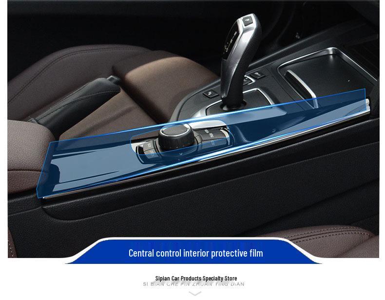 BMW 3 Series/GT (2014-2019) Interior TPU Film Set: Anti-scratch Screen Protector for Console & Dashboard.