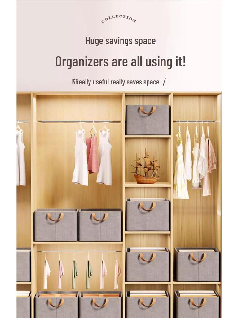 Faltbare Stoff-Schrankorganizer-Box für Kleidung und Hosen