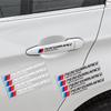 4 BUC Sticker Mâner Ușă Mașină Insignă Auto Decal Decorare Caroserie pentru BMW M3 M5 M6 X1 X3 X5 E34 E39 E36 E60 E90 E46 F30 F30 Styling