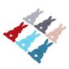 6Pcs Easter Bunny Money Holders Felt Bulk Cute Basket Stuffers   Decorations Mixed Color