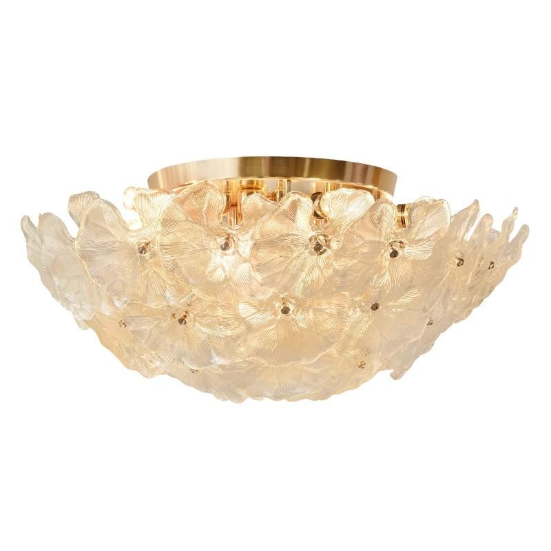 Lampa do hlavní ložnice Plnospektrální Sklo lotosový list Designový styl Internetově proslulé Restaurace Stropní světlo