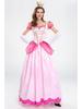 Mary Pichy Różowa Sukienka Księżniczki z Kwiatem Brzoskwini na Scenę, Imprezę lub Dwór