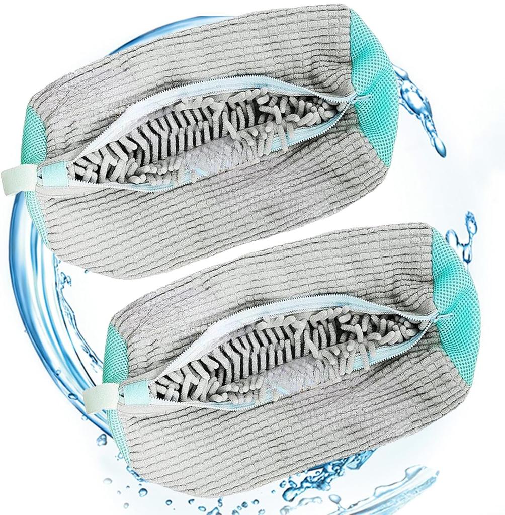 Reusable Shoe Cleaning Bag for Washing Machine Durable Sneaker Washing Bag for Washer and Dryer For Household Cleaning
