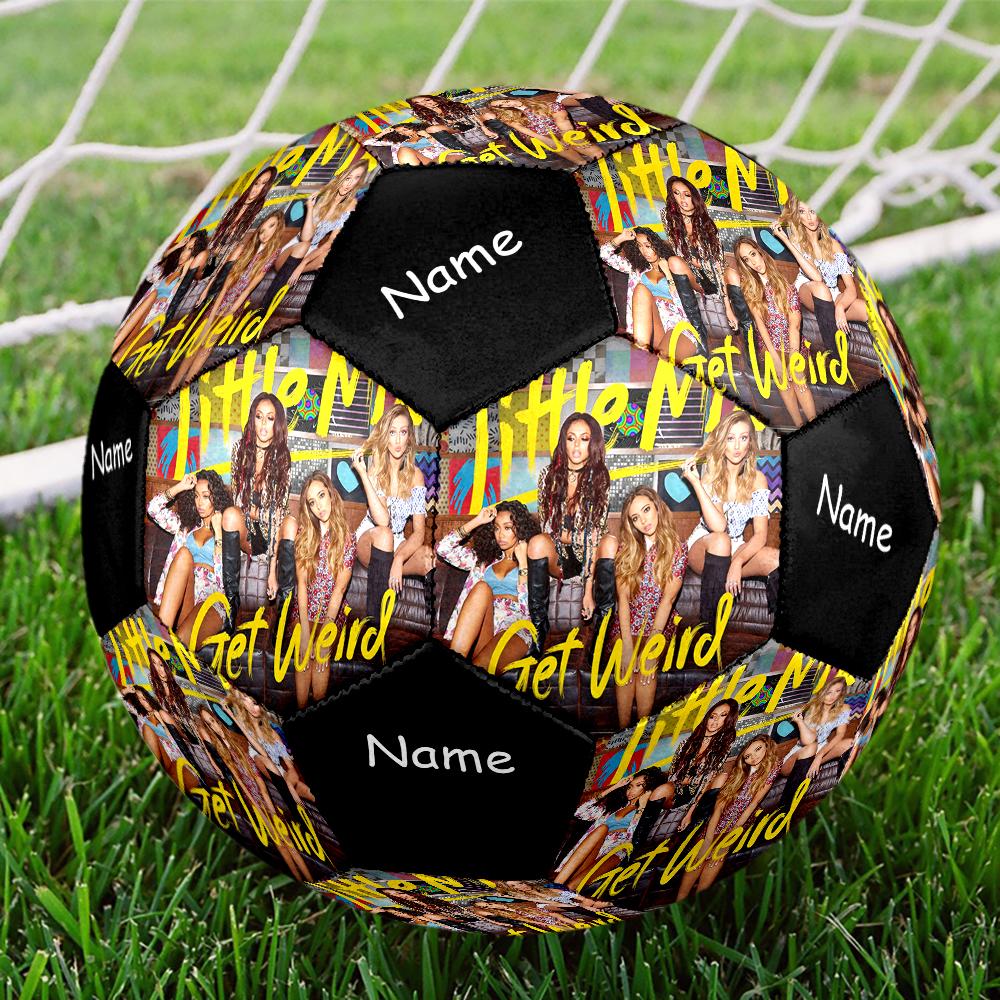 Egyedi Név Little Mix Témájú 5-ös Méretű Futballlabda, Beltéri és Kültéri Mérkőzésekre Egyaránt Alkalmas, Mindenkinek Megfelelő Ajándék.