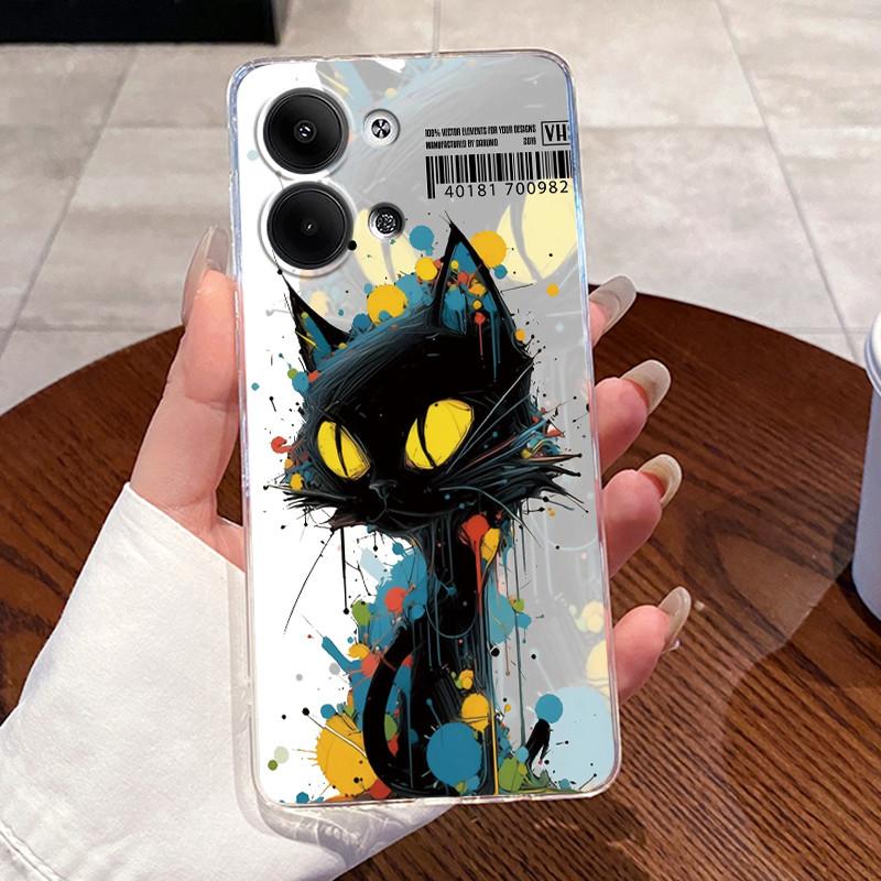Jelly Casing For OPPO Reno9 Pro Pro+ Clear Silicone Soft TPU Back Cover For Reno 9 Pro Plus Cute Cat Rabbit Heart Phone Case