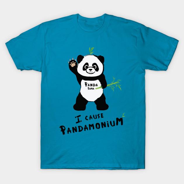 

Новая модная мужская футболка с принтом Pandamonium, короткие рукава, футболки, повседневные 4XL кислотные синий