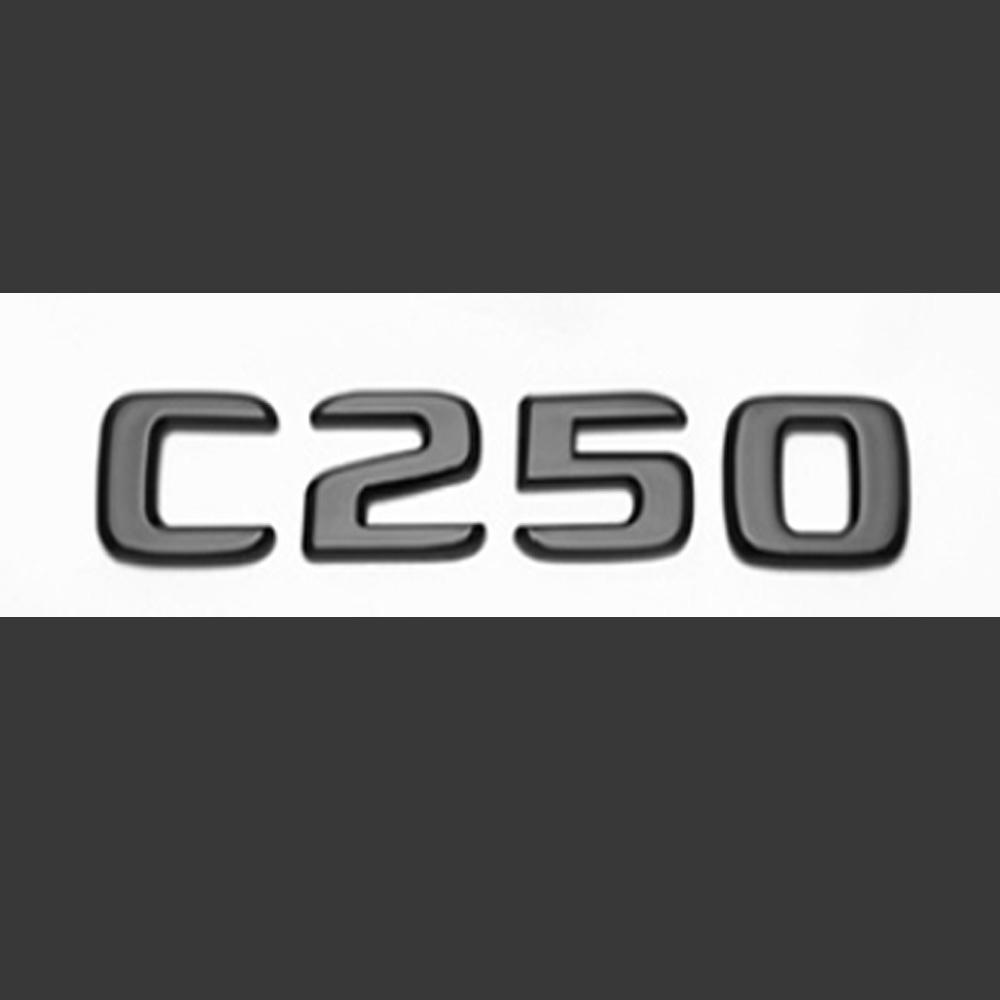 Pour Mercedes Benz AMG W204 W205 W206 C200 C220 C220d C300 C400 C250 C260 Logo Voiture ABS 3D Lettres de Coffre Badges Accessoires