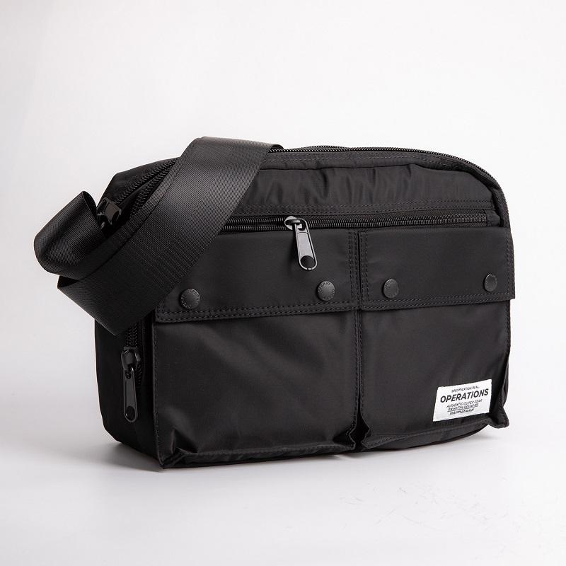 

Модная мужская сумка кроссбоди из ткани Оксфорд в японском стиле, повседневная сумка-мессенджер для мужчин, дорожная наплечная сумка для улицы и поездок чёрный