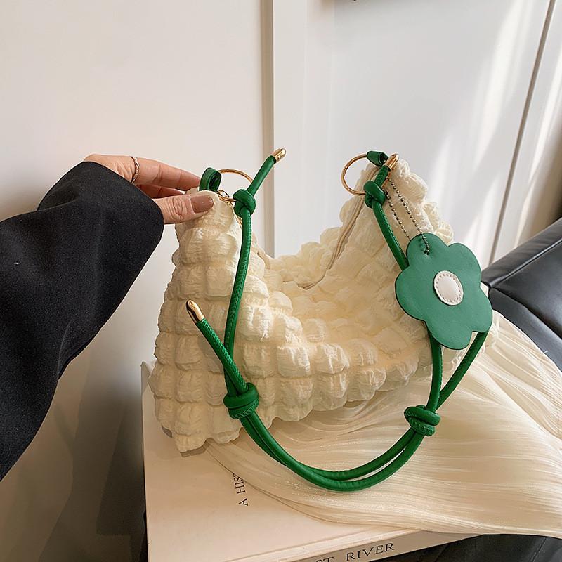 

Stylish Pu Street Style Handbag With Zipper Closure And Phone Pocket зелений