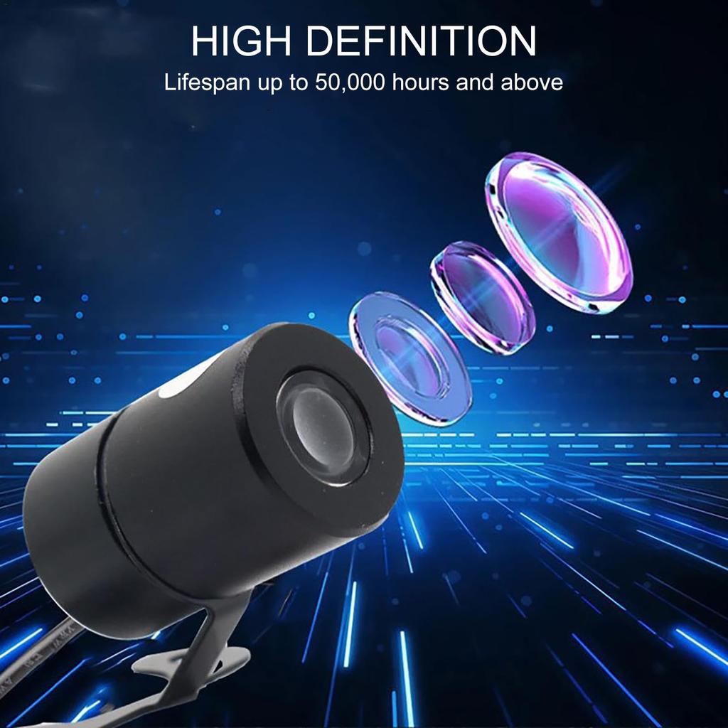 Projector Light Angel Wing Motorcycle Light Modified Chassis Light LED Angel Wings Welcome Light