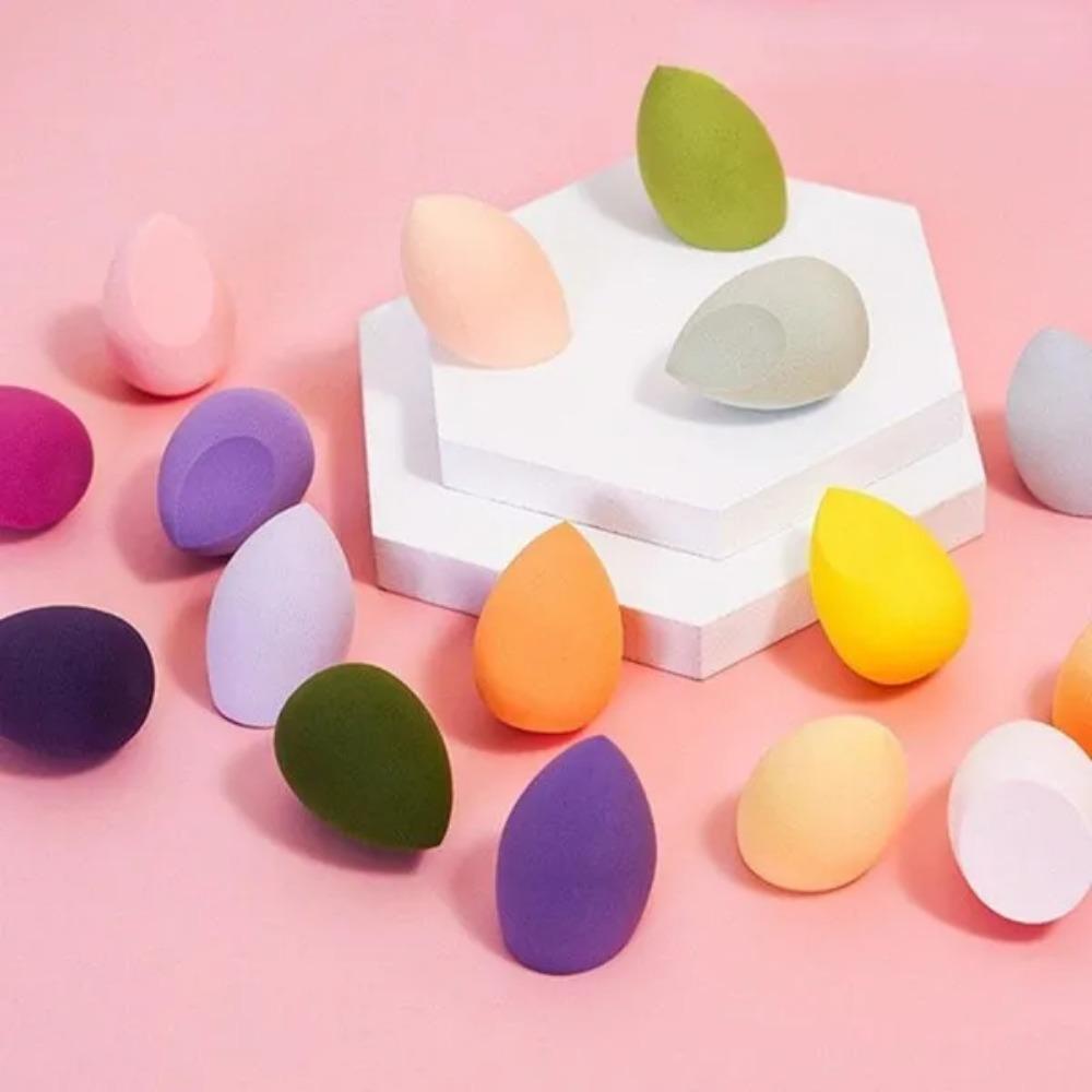 4 pcs Makeup beauty egg Cosmetic Puff Makeup Sponge Foundation Makeup Sponge Powder Puff Dry and Wet Combined Beauty Tool