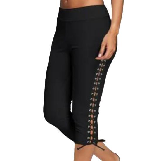 

Тонкие быстросохнущие брюки для йоги больших размеров, бриджи с завышенной талией для бега 3XL чёрный