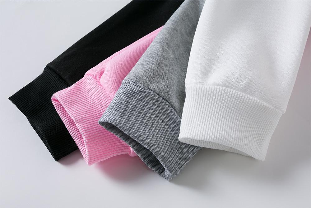 Children's Trendy Solid Color Pullover: Boys' Long Sleeve & Girls' Short Sleeve