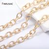 14K Echtgold plattiertes Messing Metall Dick 1,5 mm Runde kubanische Kette Für Schmuckherstellung DIY Halskette Armband Ketten Zubehör
