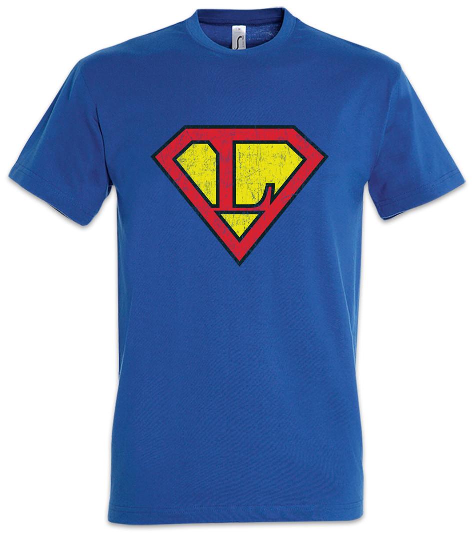 Super L T-Shirt Letter Gift Birthday Mother s Day fathers day Fun Comic S