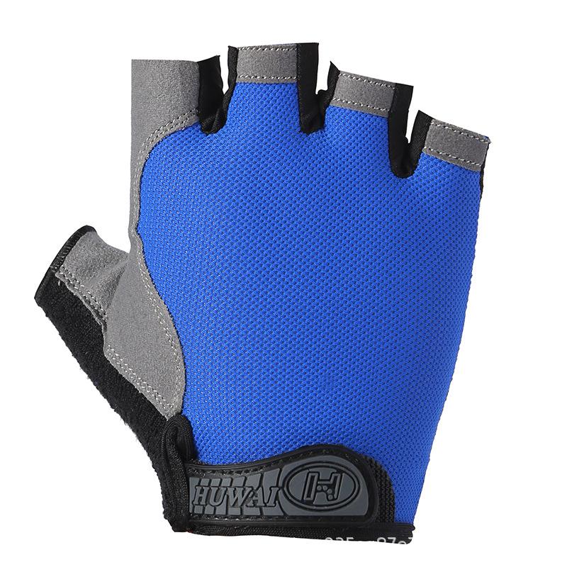 Fitness gloves, half-finger thin, breathable, non-slip, good elasticity, outdoor riding, mountaineering, cycling, sports half-finger gloves