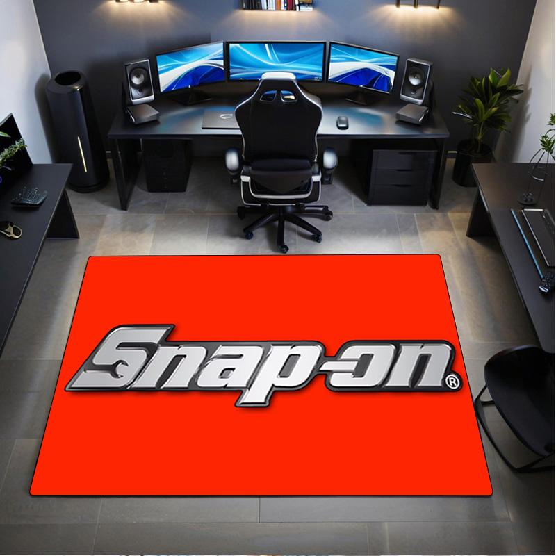 1Pc Snap On Tools Print Rug - Home Decoration Carpet For Living Room Bedroom Flooring Computer Chair Area Rug