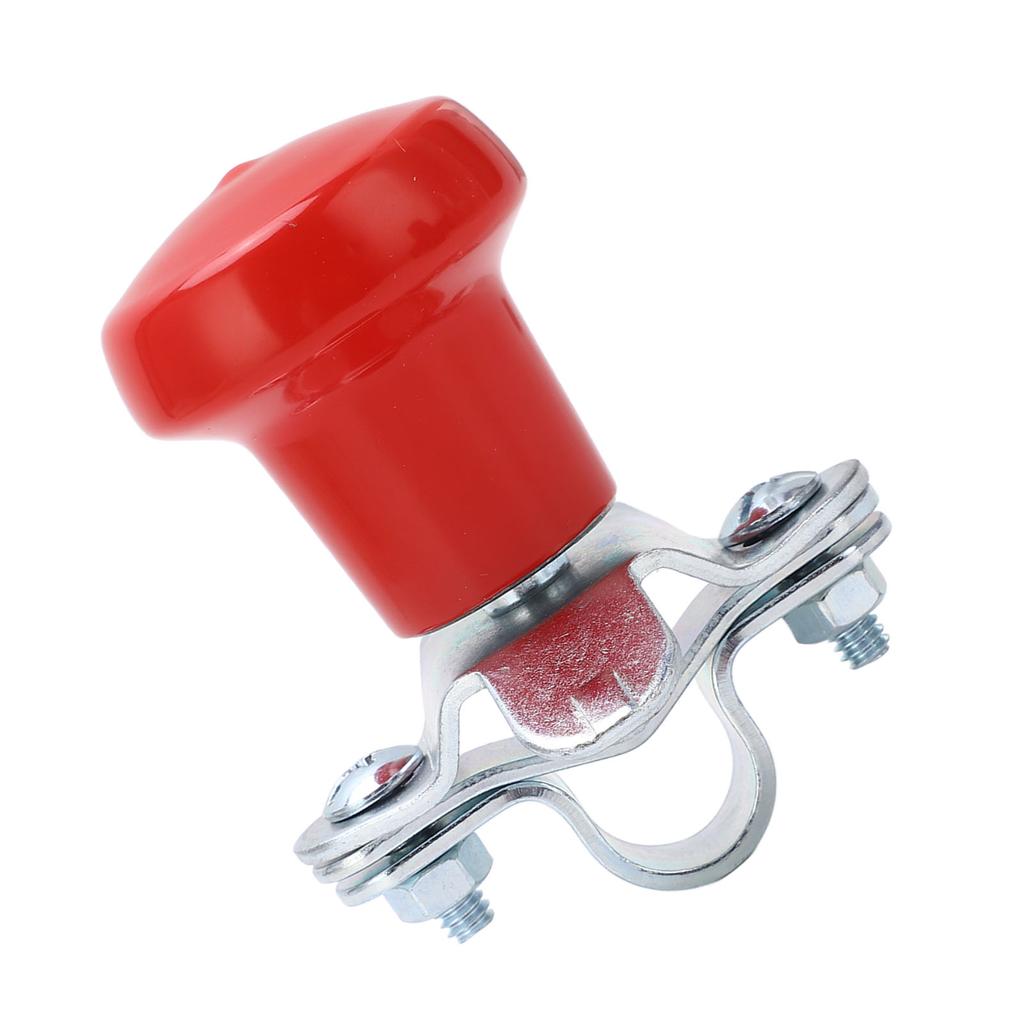 Steering Wheel Spinner 3004?2348 Red Universal Deep Spoke Steering Wheel Assist Grip for Cars