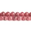 Argentyna Rodochrozyt Luźne Koraliki do DIY Biżuterii - Okrągłe Koraliki do Bransoletki