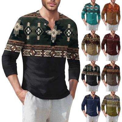 Herren T-Shirt Street Casual Fashion Langarmshirt