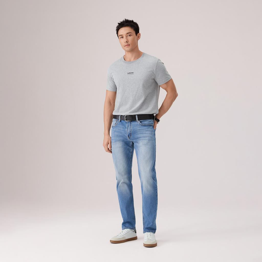 Levis Classic Logo Print Loose Vintage Round Neck Comfortable Short Sleeve T-Shirt Unisex Tops 000S5-0001