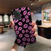 Leopard Print Sexy Lips Phone Case For Samsung S 24 Fe 25 Ultra Plus 20 Lite 21 30 22 23 24 22 Ultra 5G Fundas