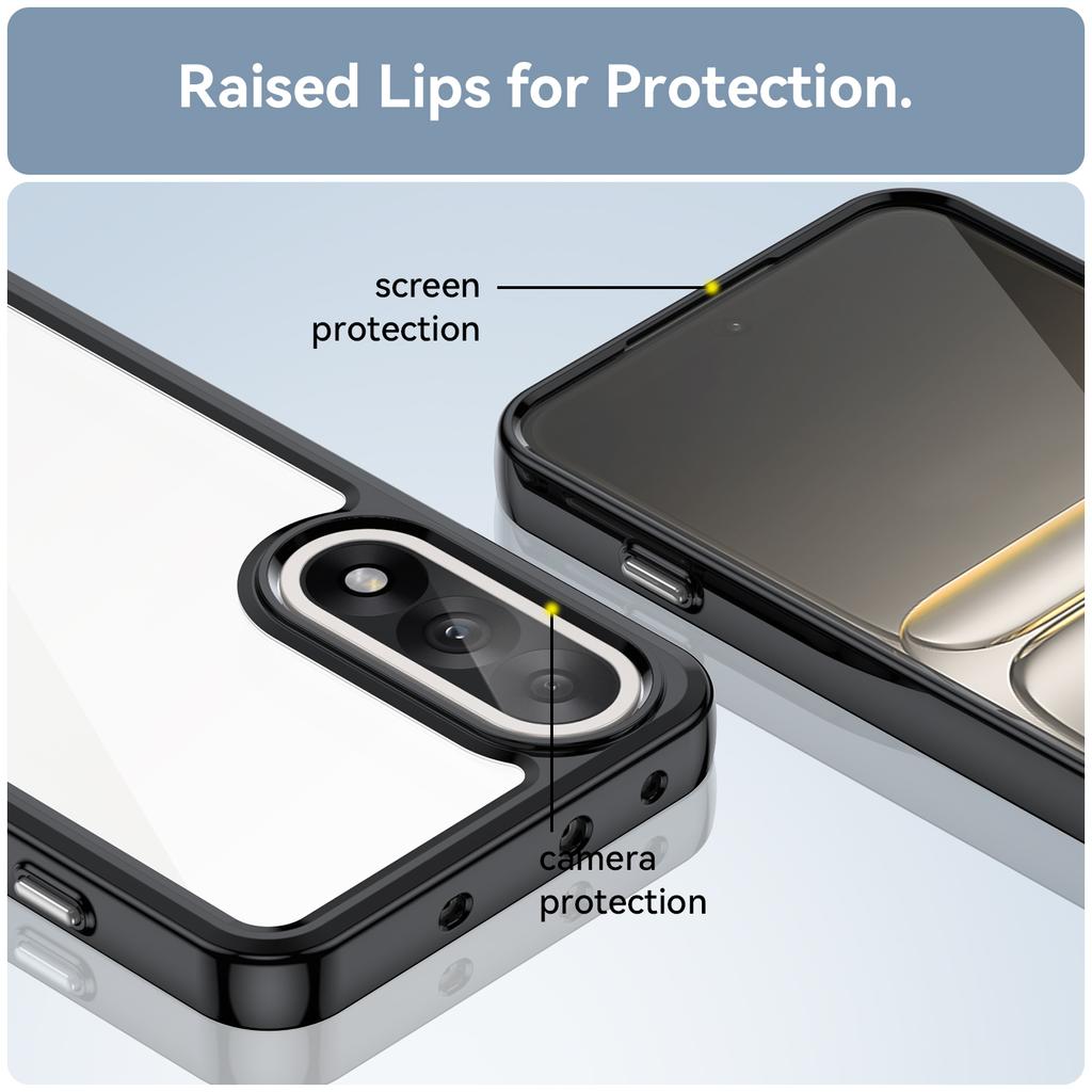 For OnePlus Nord 5 5G/Ace 5 Ultra 5G Case TPU + Acrylic Protective Clear Phone Cover