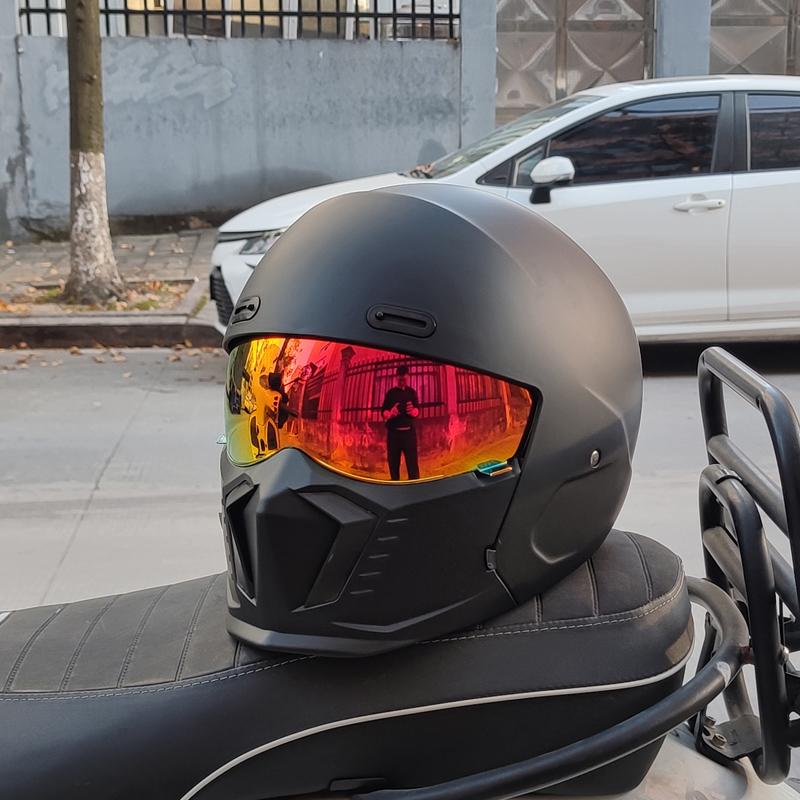 

Новий Scorpion Retro Motorcycle Cascos Moto Locomotive Personality Багатоцільовий комбінований шолом Half ML XL XXL XXXL XXXL