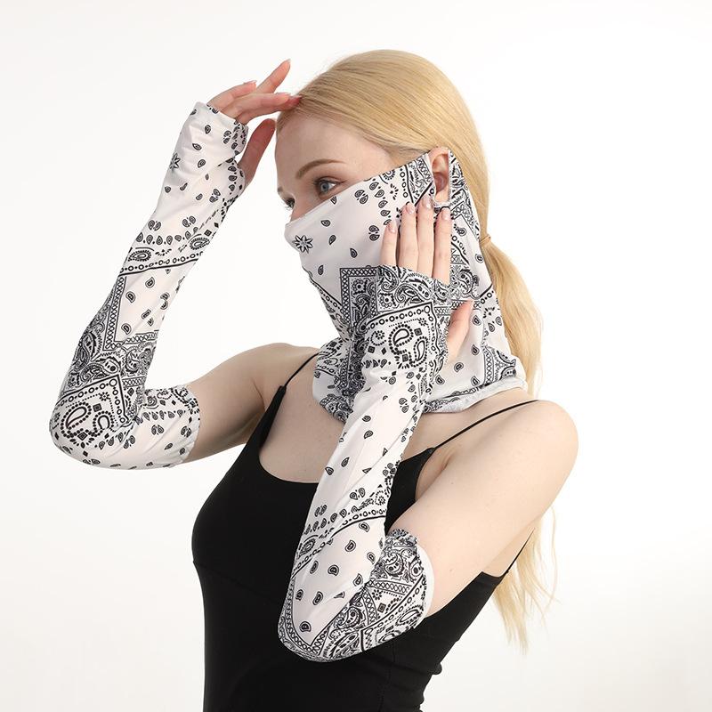 

Summer Face mask Sleeves B110 Sun protection Neck protection, cycling face scarf, magic headscarf One Size