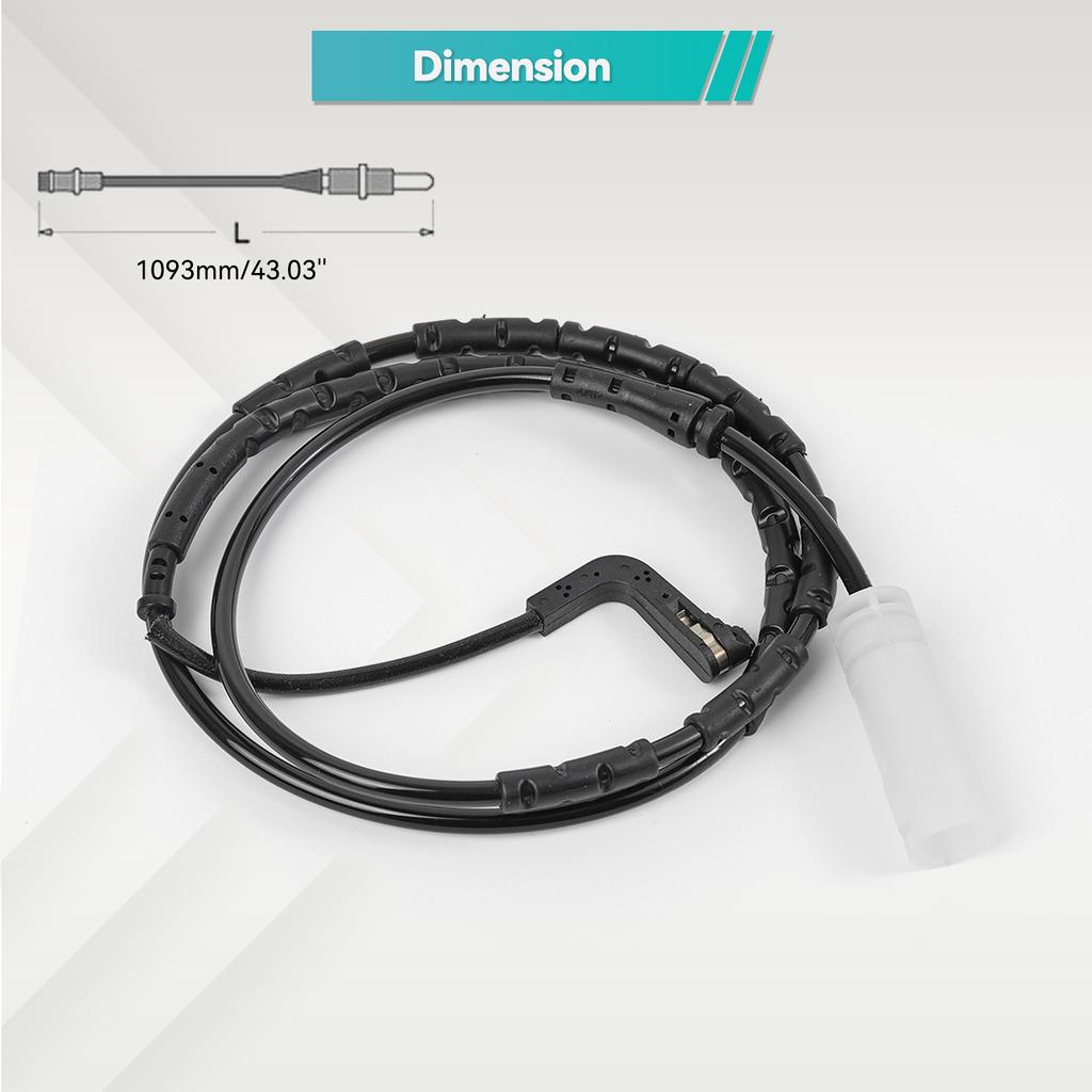 Car Auto Rear Brake Pad Wear Indicator Sensor 34356762253 For BMW 1 Series E81 E82 E87 E88 3 Series E90 E91 E92 E93 34356789445