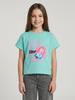 Girl Regular Fit Sea Green Top