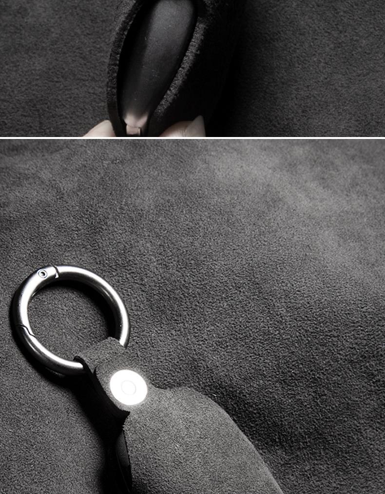 Premium Suede Key Case for New BYD Han DM-i Glory Edition