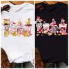 Princess Stitch Mouse Print Trendy Casual Unisexs Dessert Design Graphic Tshirt Round Street Style Tshirt