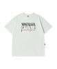 Beobeulpiseu [Unisex] Painting Embroidery Pigment T-Shirt_White