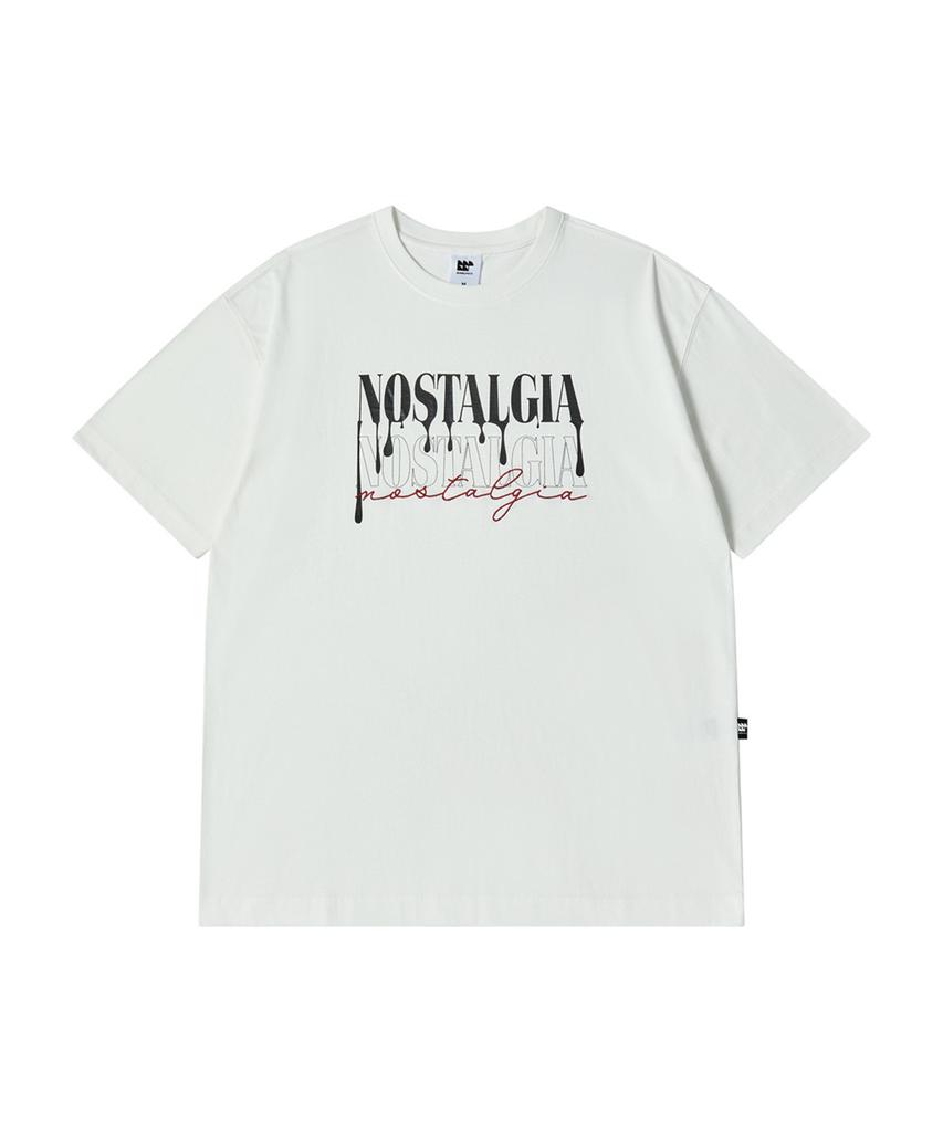Beobeulpiseu [Unisex] Painting Embroidery Pigment T-Shirt_White