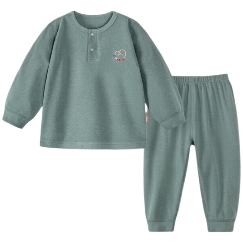 Yunqi Cashmere Silk Baby Thermal Underwear Set 120