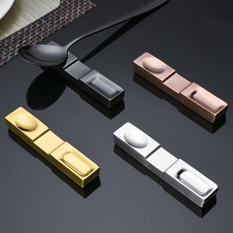 Abay Gold 3-in-1 Stainless Steel Utensil Rest