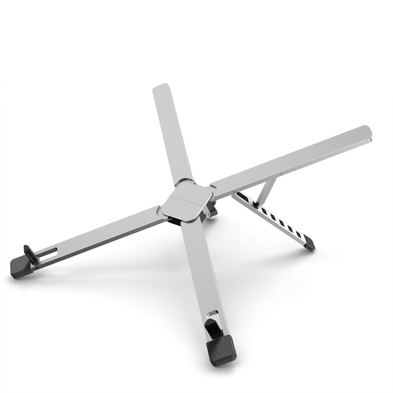 E09 Aluminum Alloy Laptop Stand: Height-Adjustable, Foldable Cooling Support for Gaming Laptops