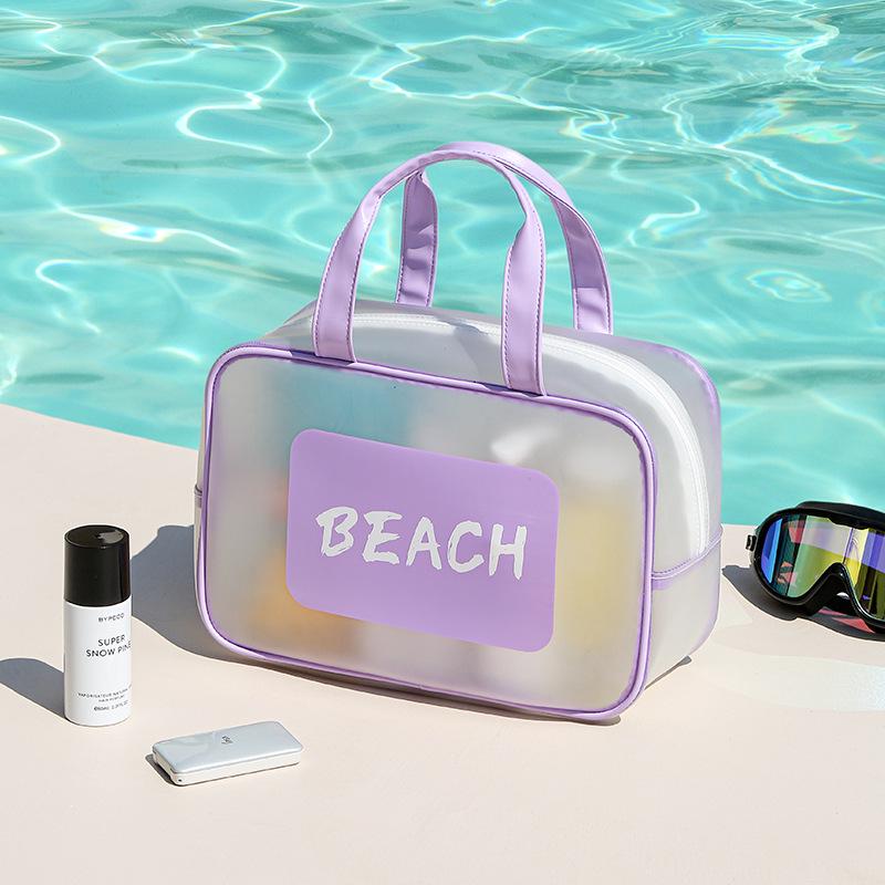 Waterproof Sports Swim Bag with Wet/Dry Compartments, Large Capacity Beach & Yoga Fitness Bag