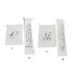Sustainable Packaging Pouch Functional Linen Drawstring Bag for Bread and Fruits