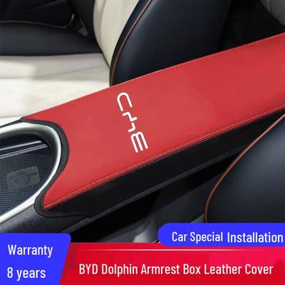 BYD Dolphin Console Armsteun Lederen Hoes & Interieurbeschermer